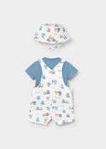CONJUNTO SHORT NIÑO Y GORRO - Imagen 3
