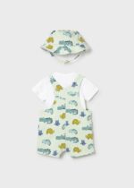 CONJUNTO SHORT NIÑO Y GORRO - Imagen 6