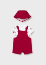 CONJUNTO SHORT NIÑO Y GORRO