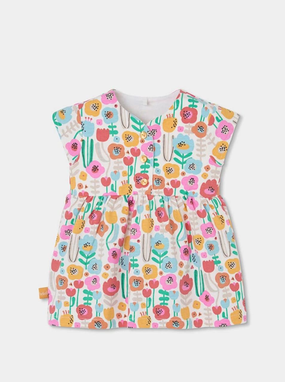 4 VESTIDO FLORES BOBOLI - Imagen 1